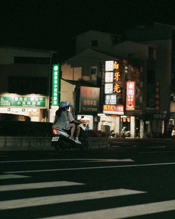 アミが体験してみたかったバイクの2人乗り