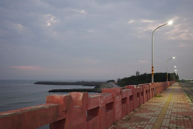 台湾海峡を眺められる四草大橋