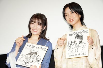 押山清高監督からサプライズプレゼント！本人とキャラクターが合体したような似顔絵に感激