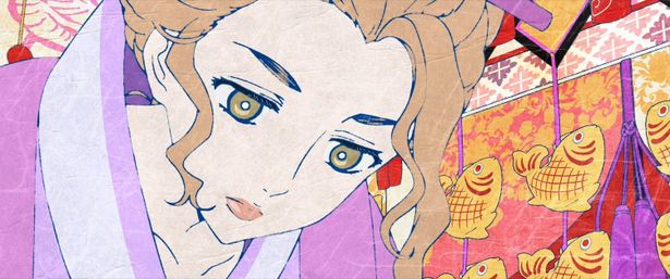 大奥でキャリアアップを図る新人女中のアサ(声：黒沢ともよ)