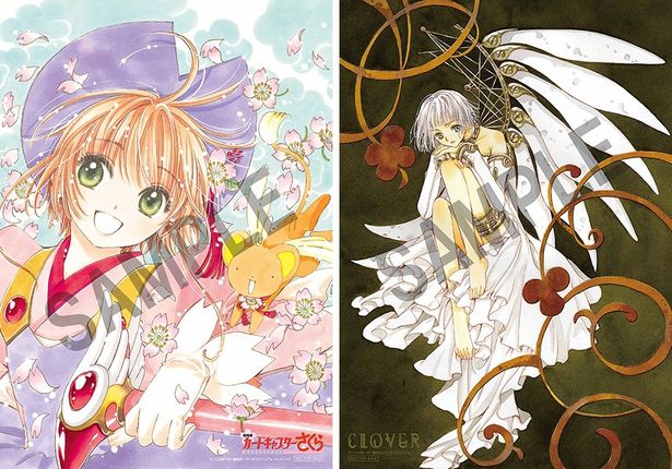 第1弾入場者特典は、CLAMPのイラストを使用したイラストカード