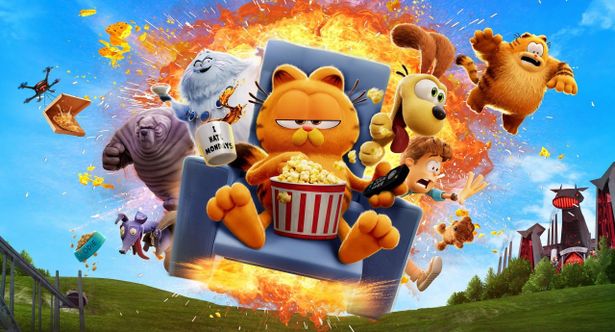 4位は人気キャラクターの3D映画『ねこのガーフィールド』