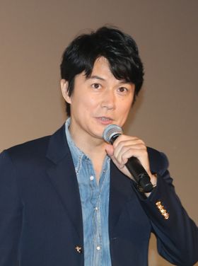 『三度目の殺人』公開記念舞台挨拶に登壇した福山雅治
