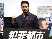 マ・ドンソク最新作『犯罪都市 PUNISHMENT』(公開中)の公開記念舞台挨拶に青木崇高が緊急登壇！
