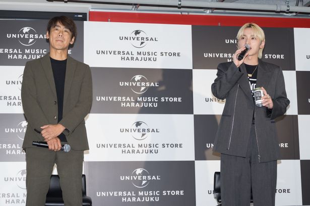 「UNIVERSAL MUSIC STORE HARAJUKU 一周年 ＆ MARVEL＆MAZZEL POP UP STORE 開催記念イベント」の様子