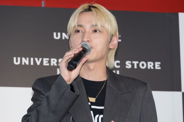 「UNIVERSAL MUSIC STORE HARAJUKU 一周年 ＆ MARVEL＆MAZZEL POP UP STORE 開催記念イベント」の様子