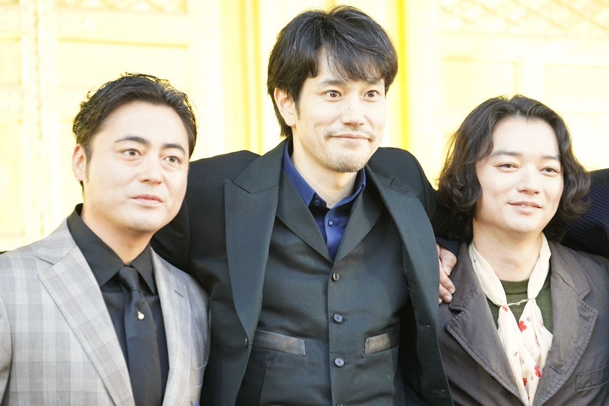 松山ケンイチ×染谷将太×山田孝之が上野東照宮に降臨!映画『聖 松山ケンイチ×染谷将太×山田孝之が上野東照宮に降臨!映画『聖