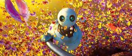 野生の島で起動した最新型アシスト・ロボットの「ロズ」の物語を描く
