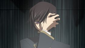 ルルーシュの母と妹の敵である父への復讐劇が描かれる