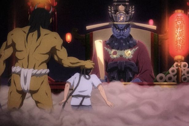 【写真を見る】今掛監督が楽しみにしていたという閻魔大王の姿は、現代版にアレンジ！