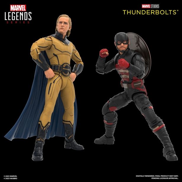 セントリーとUSエージェントも全高約15cmでフィギュア化(「『マーベル』「マーベル・レジェンド」6インチ・アクションフィギュア MCUシリーズ ジョン・ウォーカー＆セントリー[映画『サンダーボルツ*』]」)
