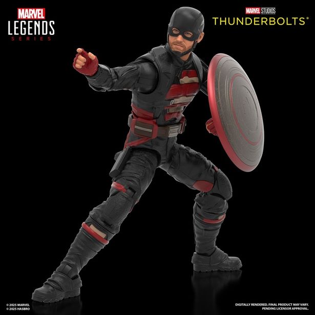 盾の絆など細かなところまで抜かりない！(「『マーベル』「マーベル・レジェンド」6インチ・アクションフィギュア MCUシリーズ ジョン・ウォーカー＆セントリー[映画『サンダーボルツ*』]」)