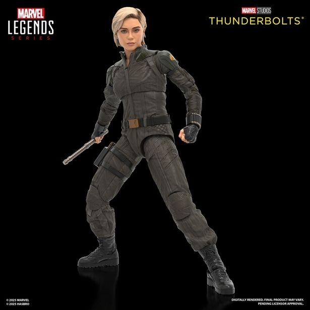 【写真を見る】フローレンス・ピュー演じるエレーナなど、はぐれ者たちがフィギュアに！(「『マーベル』「マーベル・レジェンド」6インチ・アクションフィギュア MCUシリーズ エレーナ・ベロワ＆レッド・ガーディアン[映画『サンダーボルツ*』]」)