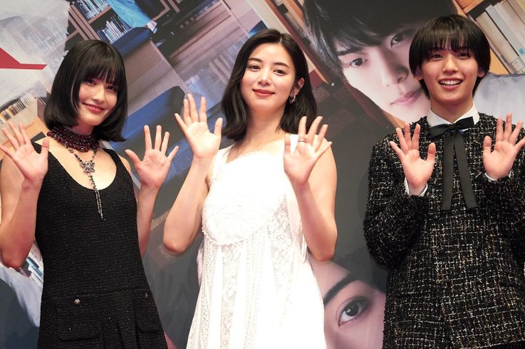 池田エライザが高校生役の裏話も打ち明けた『リライト』完成披露試写会