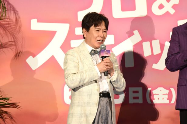 アニメ版からの続投でエイリアン・プリークリー役を務める三ツ矢雄二