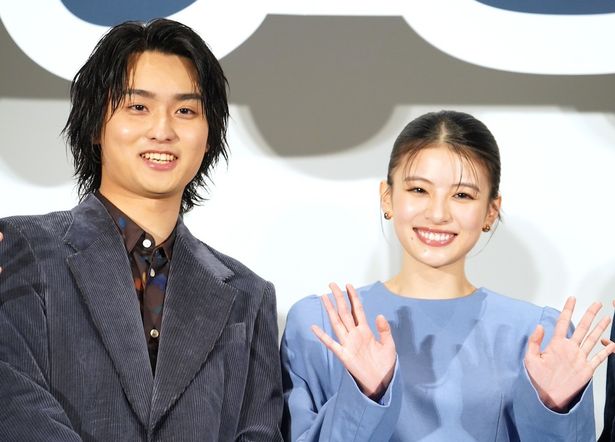 【写真を見る】映画『か「」く「」し「」ご「」と「』(5月30日公開)W主演の奥平大兼、出口夏希。トークも息ピッタリ！