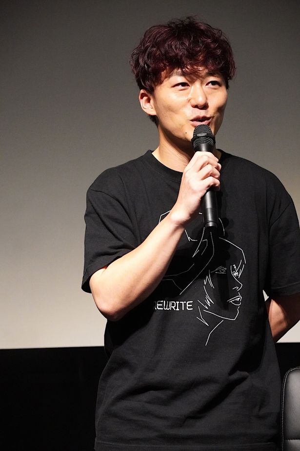 『リライト』の松居大悟監督、上映後の熱気が漂う会場に登場