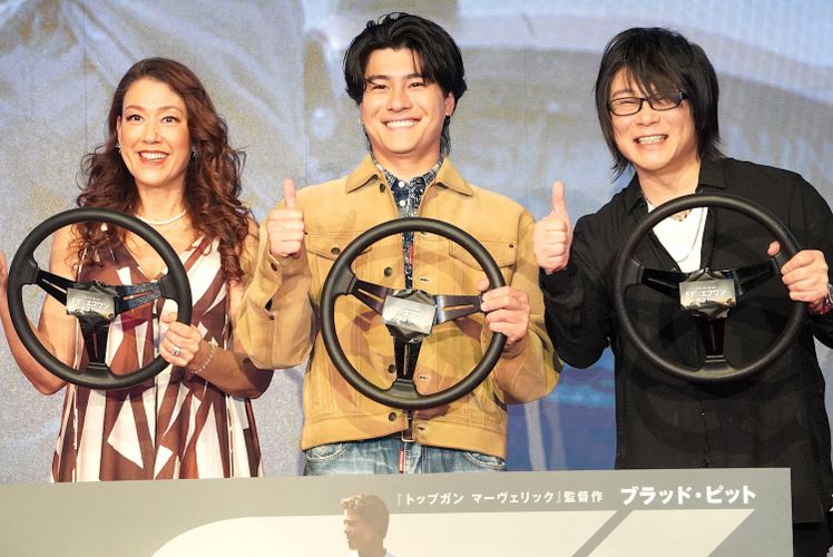 森本慎太郎、『F1／エフワン』吹替え初挑戦は「楽しかった」と笑顔！森川智之が「すばらしい。声優業も極めてほしい」と瞳キラリ