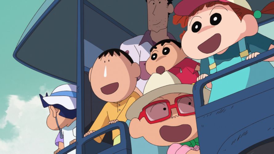 『映画クレヨンしんちゃん　超華麗！灼熱のカスカベダンサーズ』インドで躍動するカスカベ防衛隊＆“ボーくん”をとらえた場面写真