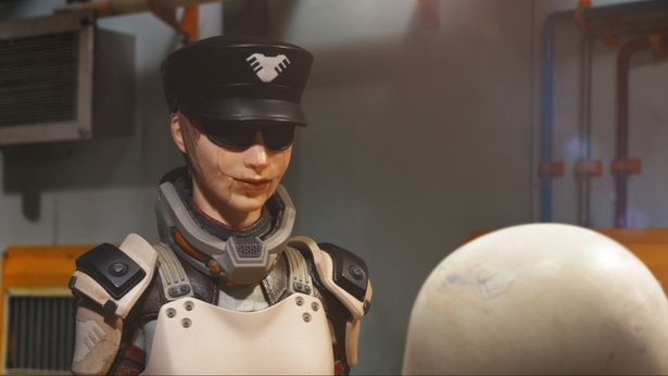 トリスは、貴重な人間の女性ということでカルト教団から命をねらわれることに(『JUNK WORLD』)