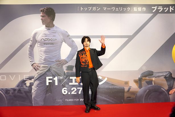 『F1(R)／エフワン』ジャパンプレミアに出席した桐山漣