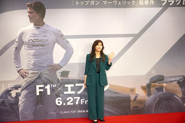 『F1(R)／エフワン』ジャパンプレミアに出席したヒコロヒー