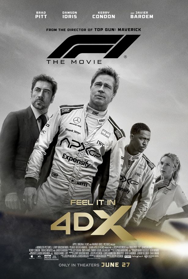 映画『F1[R]／エフワン』4DX用特別ポスター