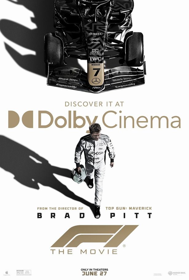 【写真を見る】アニメ名作『AKIRA』を彷彿させるデザイン！映画『F1[R]／エフワン』Dolby Cinema用特別ポスター