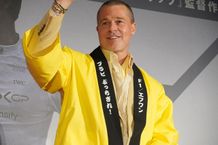 『F1(R)／エフワン』の来日舞台挨拶に登壇したブラッド・ピット