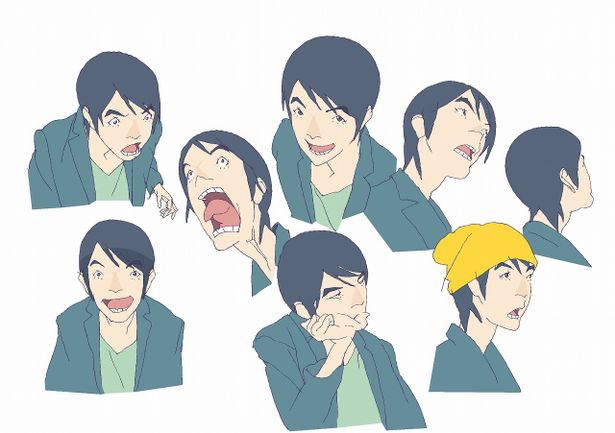 ちょっと地味だけど、どこにでもいそうな青年ステファンの設定画