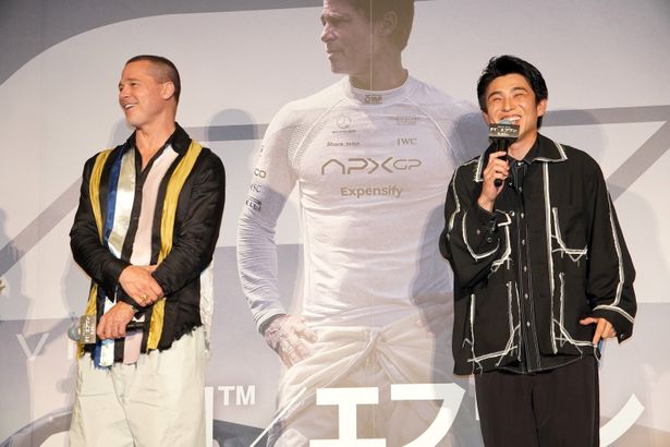 映画『F1(R)／エフワン』来日舞台挨拶の様子