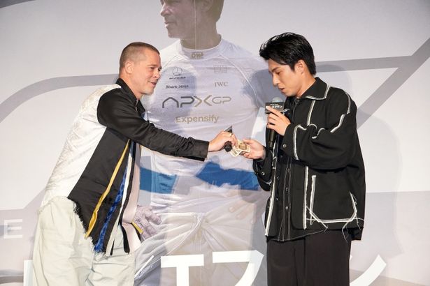 映画『F1(R)／エフワン』来日舞台挨拶の様子