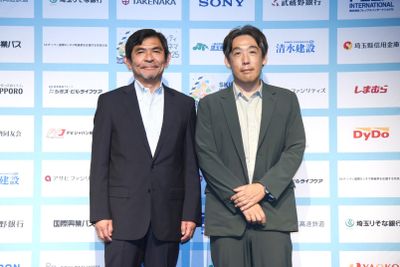 「SKIPシティ国際Dシネマ映画祭」ディレクターの土川勉氏と、コンペティションの審査委員長を務める石川慶氏