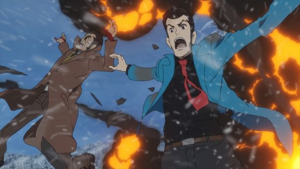 なし崩し的にルパンと銭形が協力する(『LUPIN THE IIIRD 銭形と2⼈のルパン』)