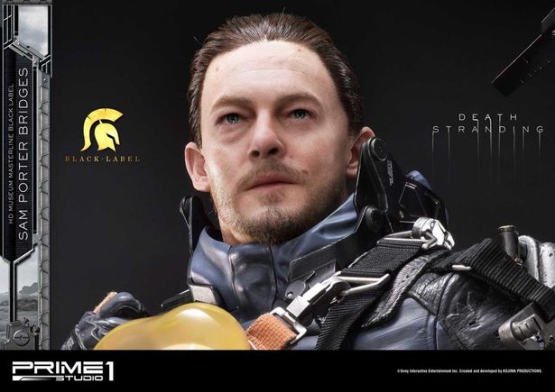 【写真を見る】ノーマン・リーダスが演じたサムなど「DEATH STRANDING」のアイテムが精巧すぎる！(「HDミュージアムマスターライン デス・ストランディング サム・ポーター・ブリッジズ ブラックレーベル」)