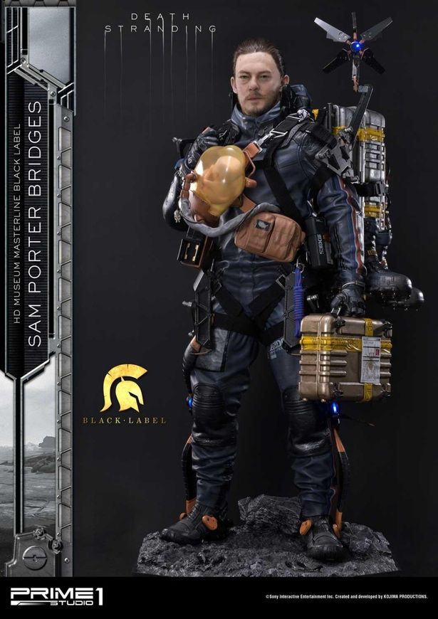 コスチュームや装備まで完全再現！(「HDミュージアムマスターライン デス・ストランディング サム・ポーター・ブリッジズ ブラックレーベル」)
