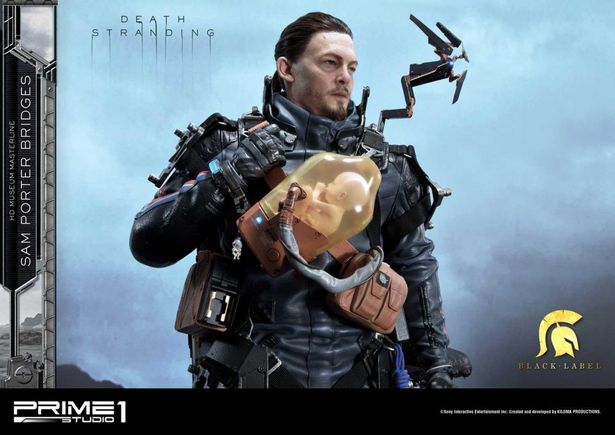 ゲームからそのまま出てきたようなクオリティだ(「HDミュージアムマスターライン デス・ストランディング サム・ポーター・ブリッジズ ブラックレーベル」)
