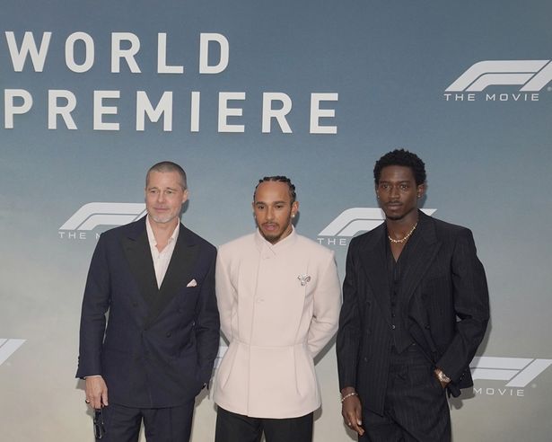 ブラッド・ピットと製作総指揮のルイス・ハミルトン、ジョシュア役の新鋭ダムソン・イドリス