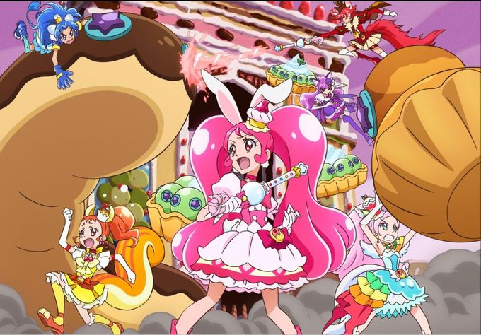 希少 映画 ポスター 2枚セット 魔法つかい モフルン アラモード プリキュア 映画魔法つかいプリキュア！奇跡の変身！キュアモフルン