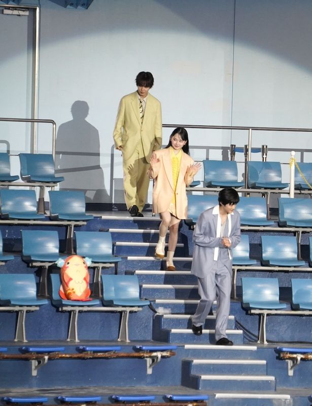 客席にはチャオの姿も