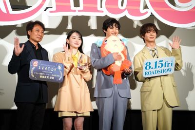 映画『ChaO』のジャパンプレミアイベントに鈴鹿央士、山田杏奈、太田駿静(OCTPATH)、青木康浩監督が登場！