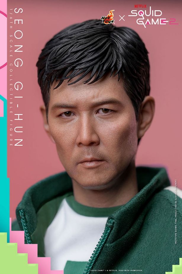 【写真を見る】険しい表情までそっくり！イ・ジョンジェが演じたあのキャラがフィギュアに！(「【テレビ・マスターピース】『イカゲーム』1/6スケールフィギュア ソン・ギフン」)