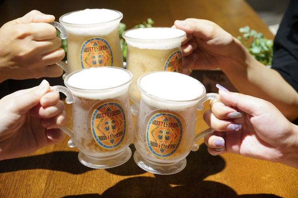 バタービールで乾杯！