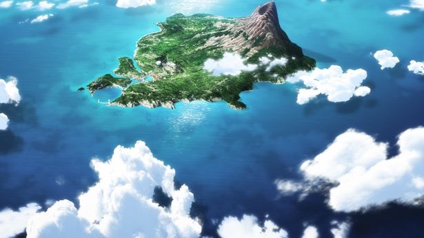 広い空、輝く海に囲まれたパラダイス