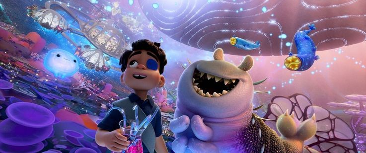 ディズニー＆ピクサー最新作『星つなぎのエリオ』主人公がユニークなエイリアンが出会う本編シーン