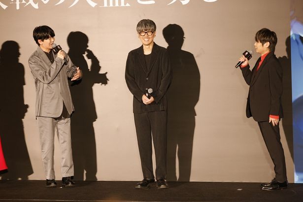 石田彰、花江夏樹＆櫻井孝宏の絶賛に恐縮しきり
