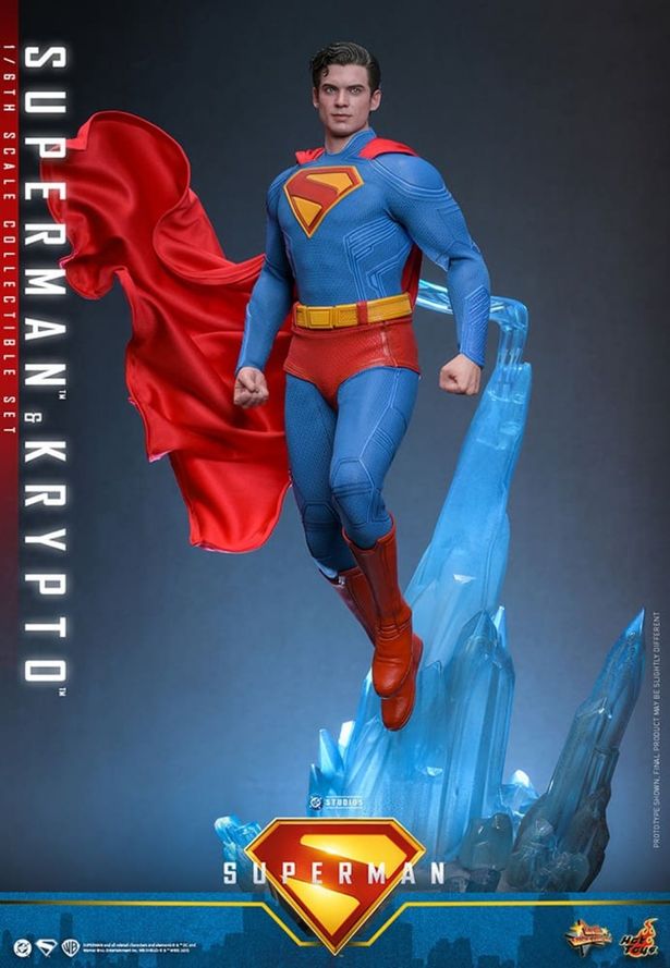 細部へのこだわりが光る「【ムービー・マスターピース】『スーパーマン(2025)』1/6スケールフィギュア スーパーマン＆クリプト」
