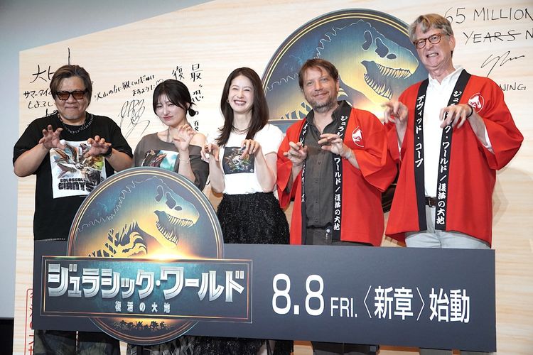 『ジュラシック・ワールド／復活の大地』ギャレス・エドワーズ監督＆脚本家デヴィッド・コープが来日！「スピルバーグはマジシャン」と敬意あふれる