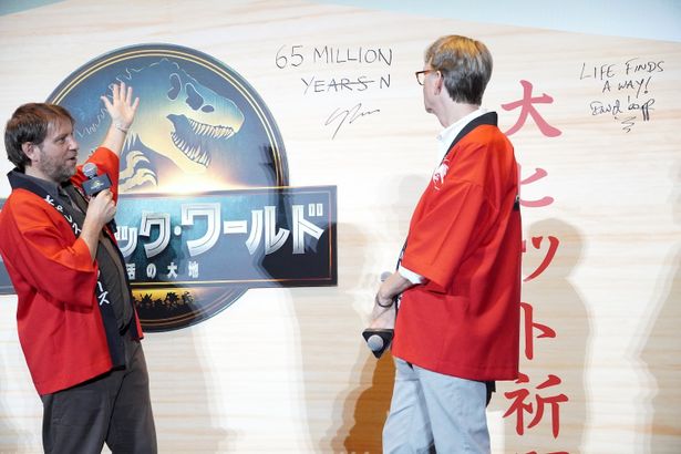 『ジュラシック・ワールド／復活の大地』日本最速上映ファンイベントの様子