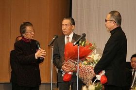 『明日への遺言』で「おおさかシネマフェスティバル」の主演男優賞を受賞した藤田まことさん